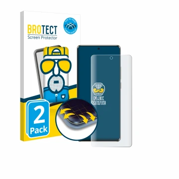 Parte frontal de un envase de producto con el logotipo de la marca BROTECT. Al lado se muestra el dispositivo Ulefone Note 17 