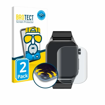 Parte frontal de un envase de producto con el logotipo de la marca BROTECT. Al lado se muestra el dispositivo Knauermann Pro 3