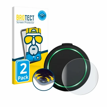 Parte frontal de un envase de producto con el logotipo de la marca BROTECT. Al lado se muestra el dispositivo OOONO CO-Driver 