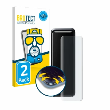 Parte frontal de un envase de producto con el logotipo de la marca BROTECT. Al lado se muestra el dispositivo Anker Prime 2765