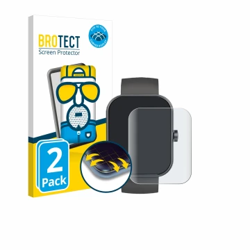 Parte frontal de un envase de producto con el logotipo de la marca BROTECT. Al lado se muestra el dispositivo zakotu Y66 1.96