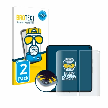 Parte frontal de un envase de producto con el logotipo de la marca BROTECT. Al lado se muestra el dispositivo Google Pixel 9 P