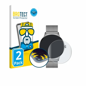 Parte frontal de un envase de producto con el logotipo de la marca BROTECT. Al lado se muestra el dispositivo Pireware Slim Sm