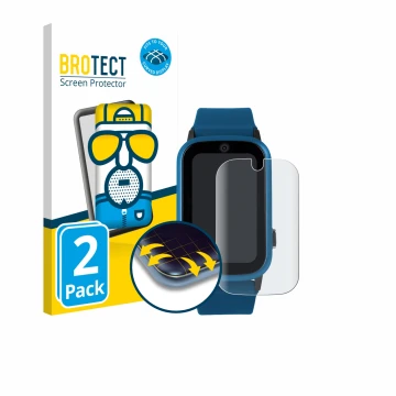 Parte frontal de un envase de producto con el logotipo de la marca BROTECT. Al lado se muestra el dispositivo One2Track Connec