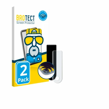 Parte frontal de un envase de producto con el logotipo de la marca BROTECT. Al lado se muestra el dispositivo Xiaomi Electric 