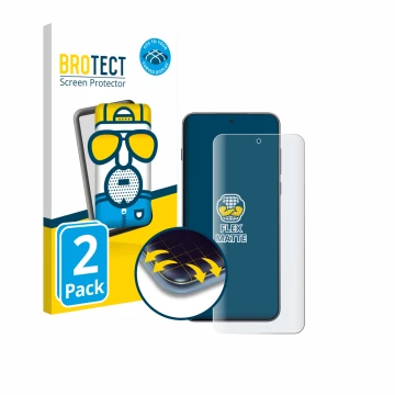 Parte frontal de un envase de producto con el logotipo de la marca BROTECT. Al lado se muestra el dispositivo OnePlus Nord 5 c