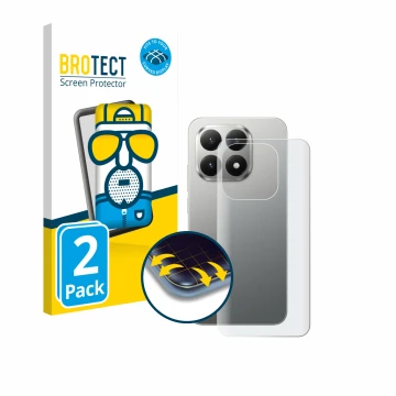 Parte frontal de un envase de producto con el logotipo de la marca BROTECT. Al lado se muestra el dispositivo Xiaomi 15T (Tras