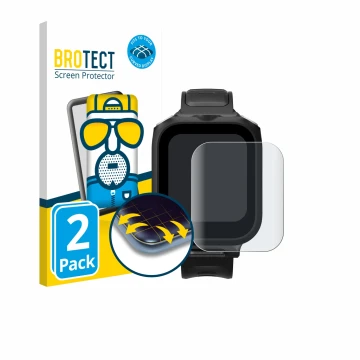 Parte frontal de un envase de producto con el logotipo de la marca BROTECT. Al lado se muestra el dispositivo Insta360 GPS pre