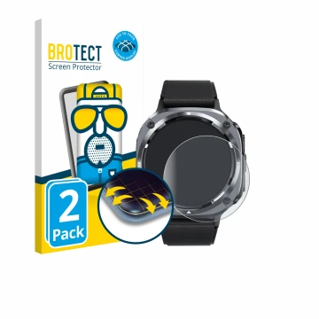 Parte frontal de un envase de producto con el logotipo de la marca BROTECT. Al lado se muestra el dispositivo TIMU S90+ 1.48