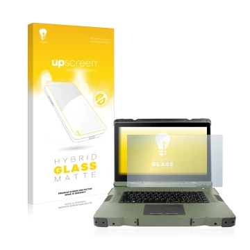 Parte frontal de un envase de producto con el logotipo de la marca upscreen. Al lado se muestra el dispositivo Roda Lizard RW1