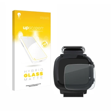 Parte frontal de un envase de producto con el logotipo de la marca upscreen. Al lado se muestra el dispositivo Aqualung i330r 