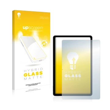 Parte frontal de un envase de producto con el logotipo de la marca upscreen. Al lado se muestra el dispositivo Xiaomi Redmi Pa