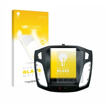 Parte frontal de un envase de producto con el logotipo de la marca upscreen. Al lado se muestra el dispositivo Isudar Ford/Foc