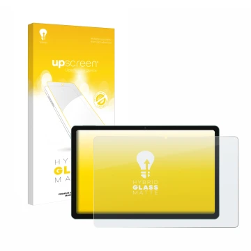 Parte frontal de un envase de producto con el logotipo de la marca upscreen. Al lado se muestra el dispositivo Xiaomi Redmi Pa