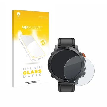 Parte frontal de un envase de producto con el logotipo de la marca upscreen. Al lado se muestra el dispositivo LIGE DFA-ST19 1