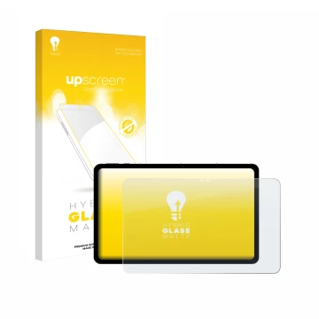 Parte frontal de un envase de producto con el logotipo de la marca upscreen. Al lado se muestra el dispositivo Peaq PET 10980-