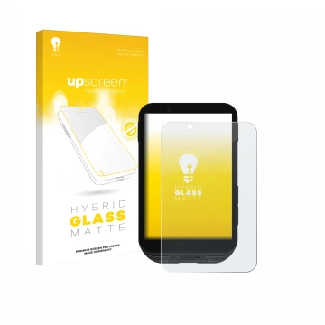Parte frontal de un envase de producto con el logotipo de la marca upscreen. Al lado se muestra el dispositivo iGPSPORT igs800