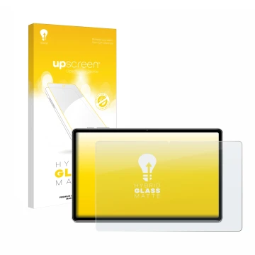 Parte frontal de un envase de producto con el logotipo de la marca upscreen. Al lado se muestra el dispositivo Sebbe S23 11