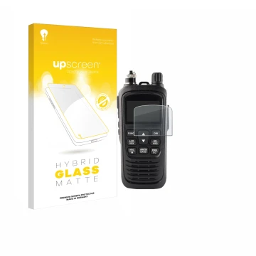 Parte frontal de un envase de producto con el logotipo de la marca upscreen. Al lado se muestra el dispositivo Jopix CB-514 Pl