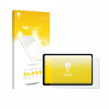 Parte frontal de un envase de producto con el logotipo de la marca upscreen. Al lado se muestra el dispositivo Xiaomi Redmi Pa