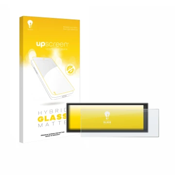 Parte frontal de un envase de producto con el logotipo de la marca upscreen. Al lado se muestra el dispositivo Carpuride Carpl