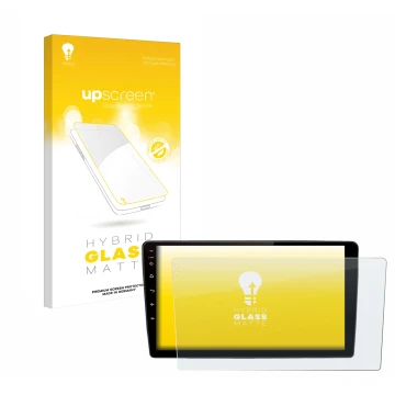 Parte frontal de un envase de producto con el logotipo de la marca upscreen. Al lado se muestra el dispositivo Junsun V2 Plus 