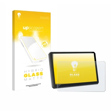 Parte frontal de un envase de producto con el logotipo de la marca upscreen. Al lado se muestra el dispositivo Carpuride W502B