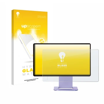 Parte frontal de un envase de producto con el logotipo de la marca upscreen. Al lado se muestra el dispositivo Sotsu FlipActio