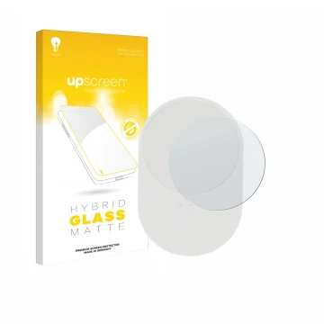 Parte frontal de un envase de producto con el logotipo de la marca upscreen. Al lado se muestra el dispositivo Ikea Bilresa co