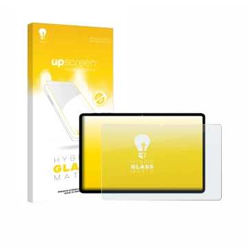 Parte frontal de un envase de producto con el logotipo de la marca upscreen. Al lado se muestra el dispositivo UJJ U7 11