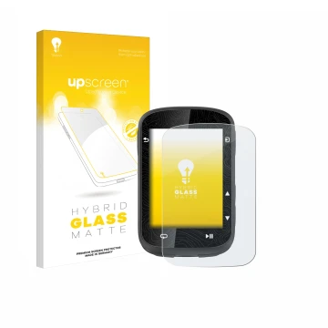 Parte frontal de un envase de producto con el logotipo de la marca upscreen. Al lado se muestra el dispositivo CooSpo CS600-BK