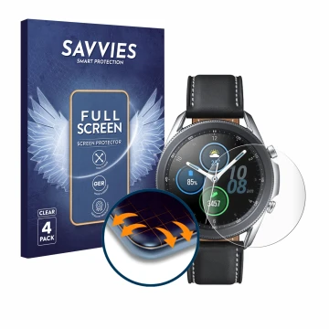 Parte frontal de un envase de producto con el logotipo de la marca Savvies. Al lado se muestra el dispositivo Samsung Galaxy W