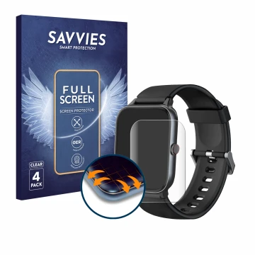 Parte frontal de un envase de producto con el logotipo de la marca Savvies. Al lado se muestra el dispositivo Iowodo R3 Pro co