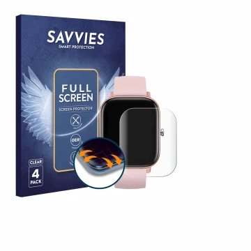 Parte frontal de un envase de producto con el logotipo de la marca Savvies. Al lado se muestra el dispositivo DCU Tecnologic S