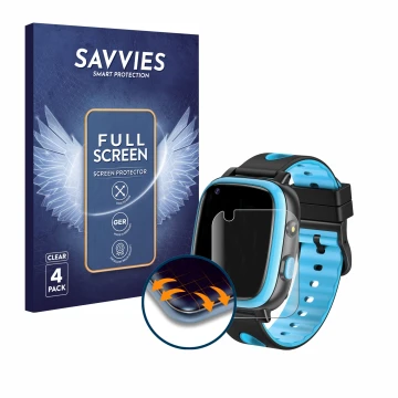 Parte frontal de un envase de producto con el logotipo de la marca Savvies. Al lado se muestra el dispositivo Aduogeng T5 con 