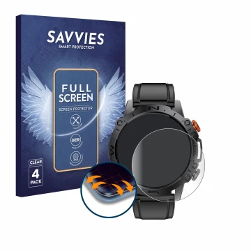 Parte frontal de un envase de producto con el logotipo de la marca Savvies. Al lado se muestra el dispositivo LIGE DFA-ST19 1.