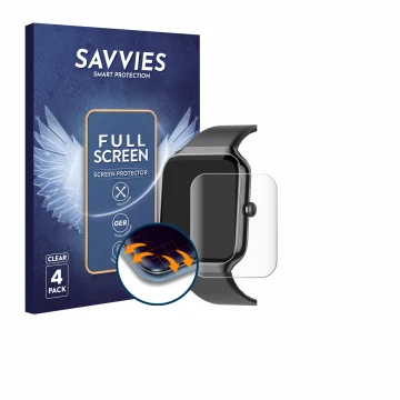 Parte frontal de un envase de producto con el logotipo de la marca Savvies. Al lado se muestra el dispositivo Jugeman P99 1.96