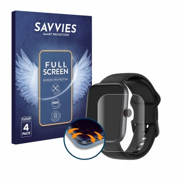 Parte frontal de un envase de producto con el logotipo de la marca Savvies. Al lado se muestra el dispositivo Toobur IDW20 1.9