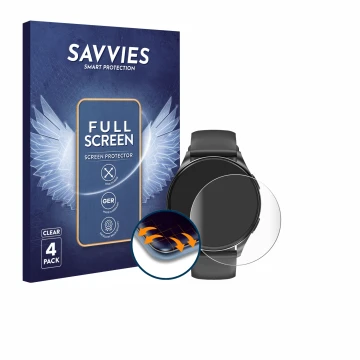 Parte frontal de un envase de producto con el logotipo de la marca Savvies. Al lado se muestra el dispositivo Blackview X20 1.
