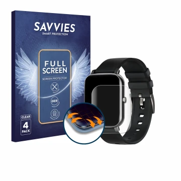 Parte frontal de un envase de producto con el logotipo de la marca Savvies. Al lado se muestra el dispositivo Ibettertec Smart