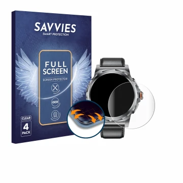 Parte frontal de un envase de producto con el logotipo de la marca Savvies. Al lado se muestra el dispositivo LIGE SML6-R-E 1.