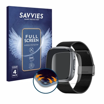 Parte frontal de un envase de producto con el logotipo de la marca Savvies. Al lado se muestra el dispositivo Knauermann Neo 2