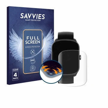 Parte frontal de un envase de producto con el logotipo de la marca Savvies. Al lado se muestra el dispositivo STECEi S68 1.95