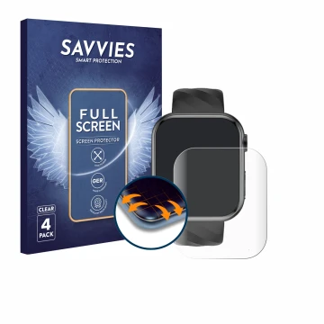 Parte frontal de un envase de producto con el logotipo de la marca Savvies. Al lado se muestra el dispositivo Lgnitek MT500 1.