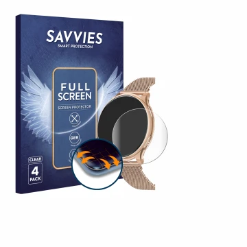 Parte frontal de un envase de producto con el logotipo de la marca Savvies. Al lado se muestra el dispositivo Miecgth I180 1.2