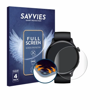 Parte frontal de un envase de producto con el logotipo de la marca Savvies. Al lado se muestra el dispositivo EKO Connected Wa