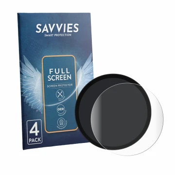 Parte frontal de un envase de producto con el logotipo de la marca Savvies. Al lado se muestra el dispositivo Triumph Scramble