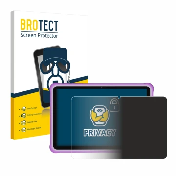Parte frontal de un envase de producto con el logotipo de la marca BROTECT. Al lado se muestra el dispositivo Pixpeak M821 10