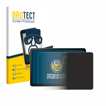 Parte frontal de un envase de producto con el logotipo de la marca BROTECT. Al lado se muestra el dispositivo Wacom MovinkPad 