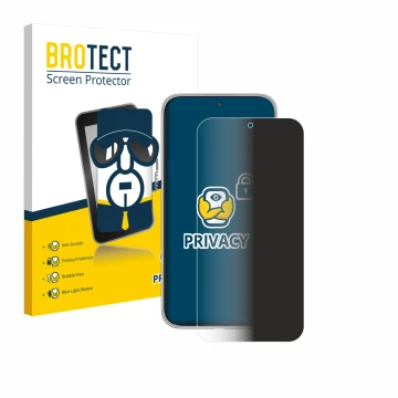 Parte frontal de un envase de producto con el logotipo de la marca BROTECT. Al lado se muestra el dispositivo Huawei Mate 70 A